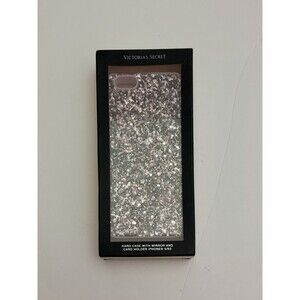 Victoria's Secret Pink Glitter with Mirror iPhone 6/6S Hard Case Cover NEW